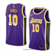 Maillot Los Angeles Lakers Jemerrio Jones No 10 Statement 2018-19 Volet