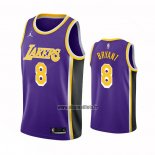 Maillot Los Angeles Lakers Kobe Bryant NO 8 Statement 2021-22 Volet