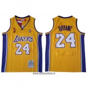 Maillot Los Angeles Lakers Kobe Bryant No 24 2009 Finals Jaune