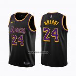 Maillot Los Angeles Lakers Kobe Bryant No 24 Earned 2020-21 Noir