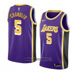 Maillot Los Angeles Lakers Tyson Chandler No 5 Statement 2018 Volet