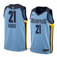 Maillot Memphis Grizzlies Deyonta Davis No 21 Statement 2018 Bleu