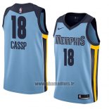 Maillot Memphis Grizzlies Omri Cassp No 18 Statement 2018 Bleu