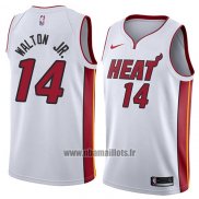 Maillot Miami Heat Derrick Walton Jr. No 14 Association 2018 Blanc