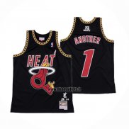 Maillot Miami Heat x Dj Khaled x Mitchell & Ness Noir