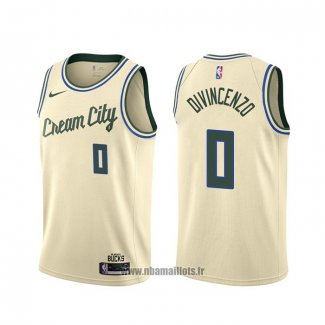 Maillot Milwaukee Bucks Donte Divincenzo NO 0 Ville Crema