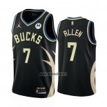 Maillot Milwaukee Bucks Grayson Allen NO 7 Statement 2022-23 Noir