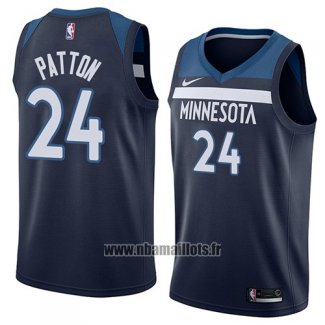 Maillot Minnesota Timberwolves Justin Patton No 24 Icon 2018 Bleu