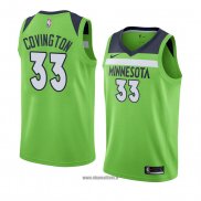 Maillot Minnesota Timberwolves Robert Covington No 33 Statement 2018 Vert