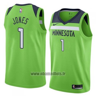 Maillot Minnesota Timberwolves Tyus Jones No 1 Statement 2018 Vert