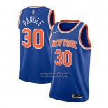 Maillot New York Knicks Julius Randle No 30 Icon 2020-21 Bleu