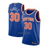 Maillot New York Knicks Julius Randle No 30 Icon 2020-21 Bleu