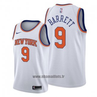 Maillot New York Knicks R.j. Barrett No 9 Association 2019-20 Blanc