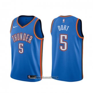 Maillot Oklahoma City Thunder Luguentz Dort NO 5 Icon 2020 Bleu