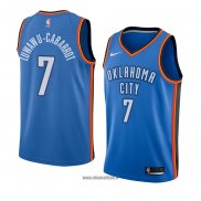 Maillot Oklahoma City Thunder Timothe Luwawu-cabarrot No 7 Icon 2018 Bleu