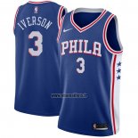 Maillot Philadelphia 76ers Allen Iverson NO 3 Icon Bleu