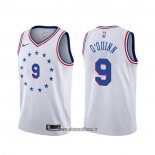 Maillot Philadelphia 76ers Kyle O'quinn NO 9 Earned Blanc