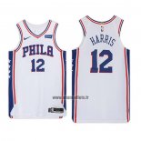 Maillot Philadelphia 76ers Tobias Harris NO 12 Association Blanc