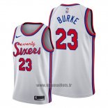 Maillot Philadelphia 76ers Trey Burke No 23 Classic 2019-20 Blanc