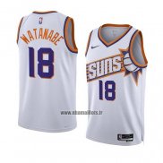 Maillot Phoenix Suns Yuta Watanabe NO 18 Association 2023-24 Blanc