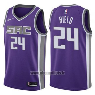 Maillot Sacramento Kings Buddy Hield No 24 Icon 2017-18 Volet