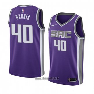 Maillot Sacramento Kings Harrison Barnes No 40 Icon 2018 Volet