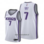 Maillot Sacramento Kings Kyle Guy No 7 Association 2019-20 Blanc