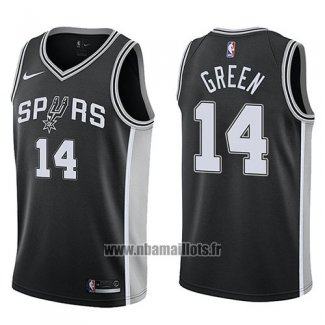 Maillot San Antonio Spurs Danny Green No 14 Icon 2017-18 Noir