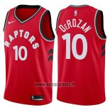 Maillot Tornto Raptors Demar Derozan No 10 2017-18 Rouge