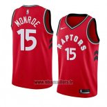 Maillot Tornto Raptors Greg Monroe No 15 Icon 2018 Rouge