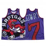 Maillot Tornto Raptors Kyle Lowry NO 7 Mitchell & Ness Big Face Volet