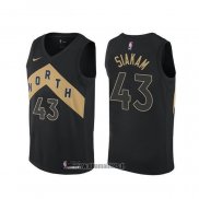 Maillot Tornto Raptors Pascal Siakam NO 43 Ville Noir