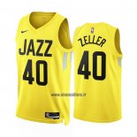 Maillot Utah Jazz Cody Zeller NO 40 Icon 2022-23 Jaune