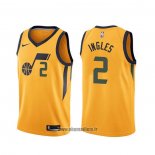 Maillot Utah Jazz Joe Ingles NO 2 Statement Jaune