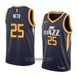 Maillot Utah Jazz Raul Neto No 25 Icon 2018 Bleu
