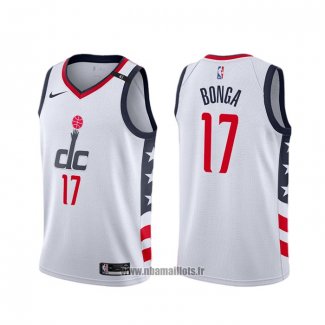 Maillot Washington Wizards Isaac Bonga NO 17 Ville Blanc