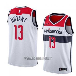 Maillot Washington Wizards Thomas Bryant No 13 Association 2018 Blanc