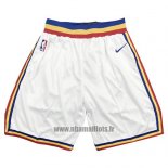 Short Golden State Warriors Hardwood Classics 2019-20 Blanc