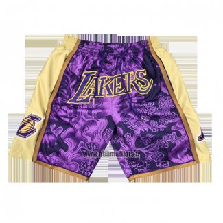 Short Los Angeles Lakers Special Year of The Tiger Volet