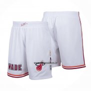 Short Miami Heat Mitchell & Ness Blanc