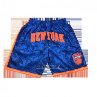 Short New York Knicks Special Year of The Tiger Bleu