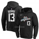 Veste a Capuche Los Angeles Clippers Paul George Ville 2022-23 Noir