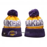 Bonnet Los Angeles Lakers Volet Blanc Jaune