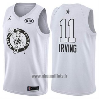 Maillot All Star 2018 Boston Celtics Kyrie Irving No 11 Blanc