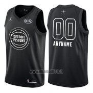 Maillot All Star 2018 Detroit Pistons Nike Personnalise Noir