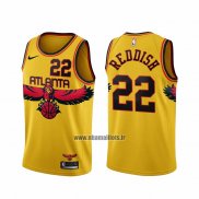 Maillot Atlanta Hawks Cam Reddish NO 22 Ville 2021-22 Jaune