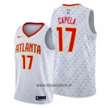 Maillot Atlanta Hawks Clint Capela No 17 Association 2019-20 Blanc