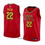 Maillot Atlanta Hawks Isaiah Taylor No 22 Statement 2017-18 Rouge