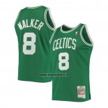 Maillot Boston Celtics Antoine Walker No 8 Hardwood Classics 2000-01 Vert