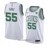 Maillot Boston Celtics Nick King No 55 Association 2018 Blanc